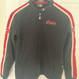 Indian Motorcycle zipper pull up fleece